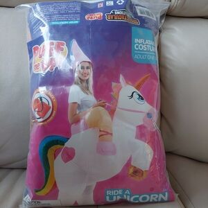 Spooktacular Creations Inflatable Costume, Riding a Unicorn Costume